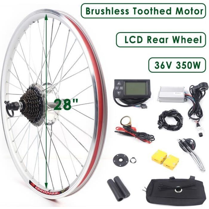 Kit de conversion de vélo électrique 36V 350W 28 \