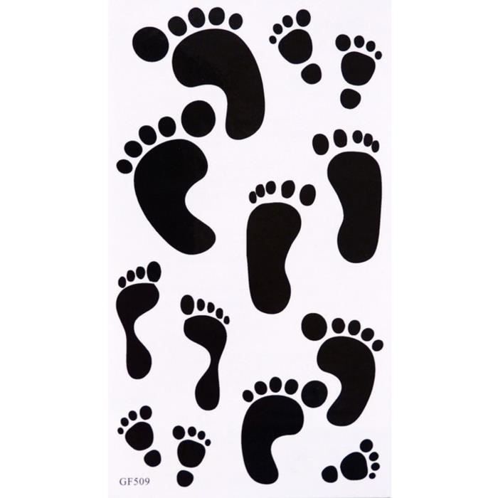 Tatouages Temporaire Pied Empreinte Cdiscount Au Quotidien