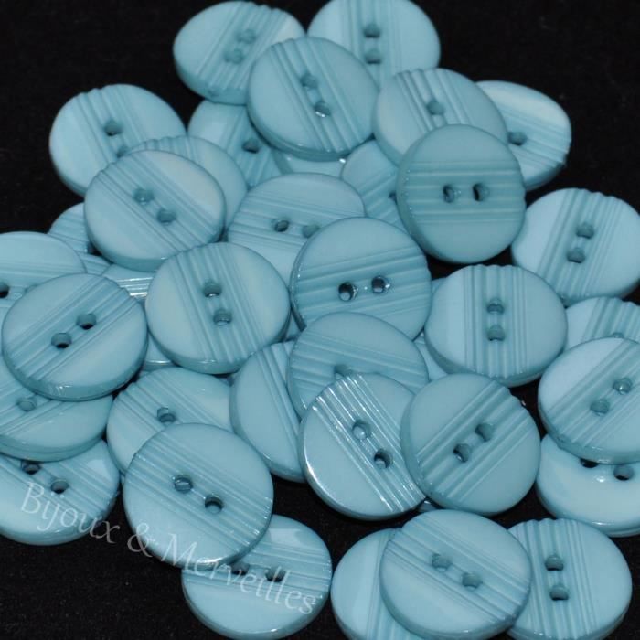 Mercerie lot de 5 boutons blanc basique 14mm button Mercerie lot de 5 boutons blanc basique 14mm button