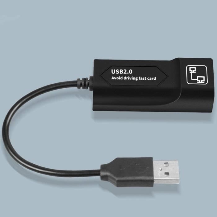 LI-RJ45 LAN de l'adaptateur USB Ethernet Carte réseau USB 2.0 à Win7 ...