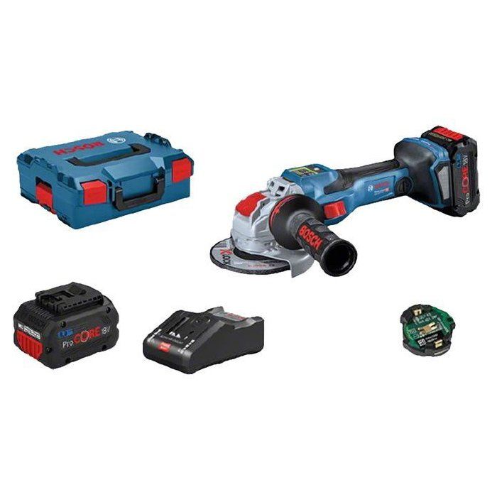 Bosch Professional Meuleuse sans fil biturbo gws 18V 15 sc X Lock 2x8.0 Ah bosch 06019H6501 - vue 1