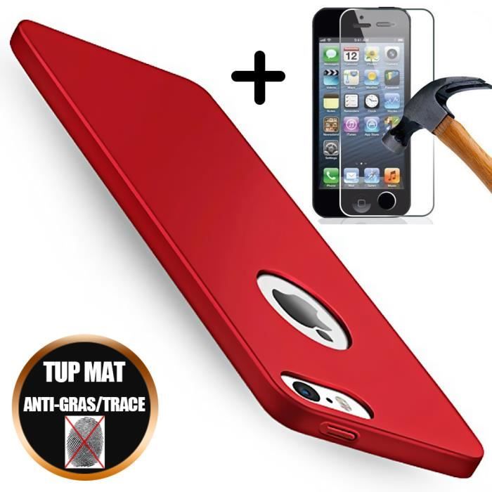 2x Verre Trempé SDTEK Pour IPhone SE (2016) / IPhone 5 / 5s / 5c - Lot De 2 Protecteurs D'écran Neufs