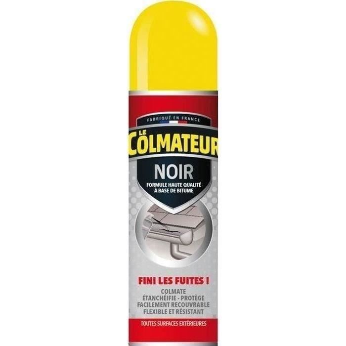 Colmateur spray bitume d'étanchéité - noir - 250 mL