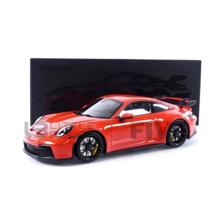Miniatures montées - Porsche 911 GT3 Noire avec bande blanche 2022 1/18 Maisto - Jeux - Jouets