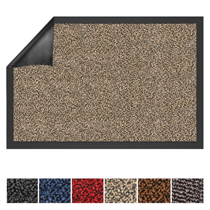 Paillasson Antidérapant Intérieur/extérieur - Motif Pissenlit Noir - 40x120cm