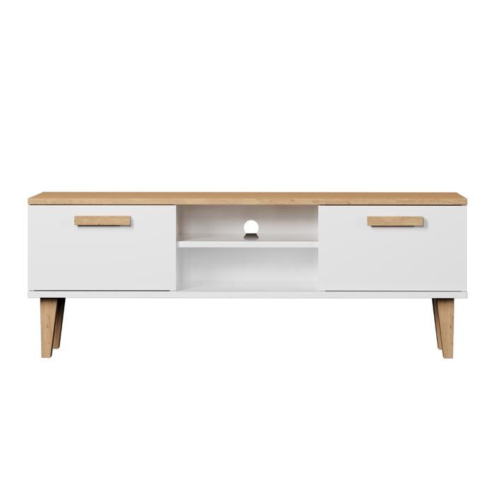 Meuble TV - Kocot Kids - Denver - Blanc - Design contemporain - 120 cm Meuble TV - Kocot Kids - Denver - Blanc - Design contemporain - 120 cm