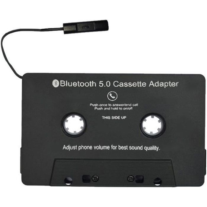 Accessoire réseau,Sans fil Bluetooth V5.0 stéréo Audio Cassette lecteur MP3  voiture Audio ruban adaptateur - Type Bluetooth v5.0 - Cdiscount Auto