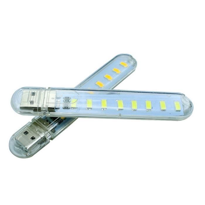 2 Pcs Portable Mini LED USB Lumière Nuit Lampe Camping En Plein Air SMD 5730