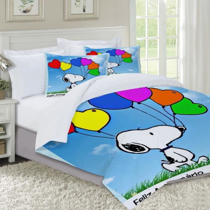 Housse de Couette 140x200 Snoopy Wake Up - Maison