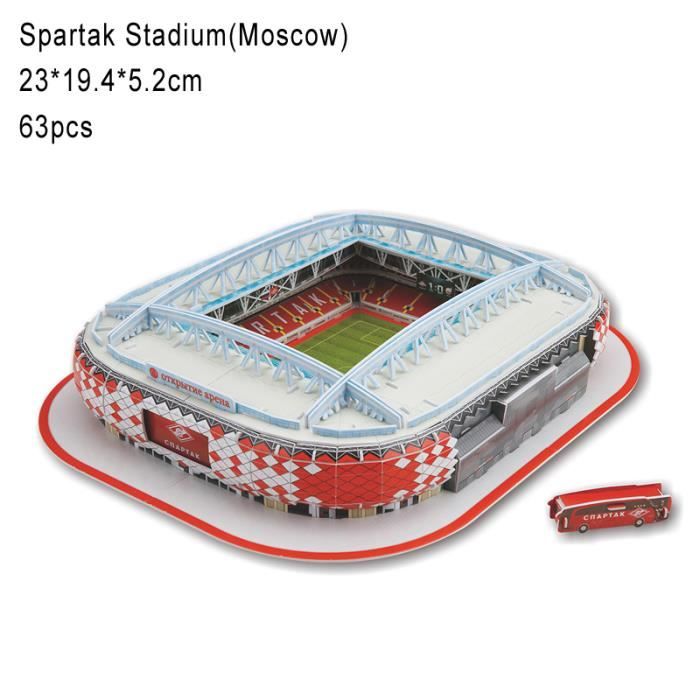 Puzzel Sparta Puzzle 3D Stade du Spartak - Terrain de football mondial pour enfants ...