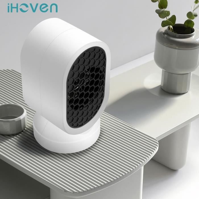 Couleur blanche Mini radiateur électrique silencieux, petit format, pour la  salle de bain ou le bureau