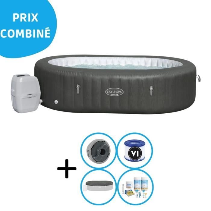 Bestway Jacuzzi LayZSpa Mauritius AirJet Y compris le pack d