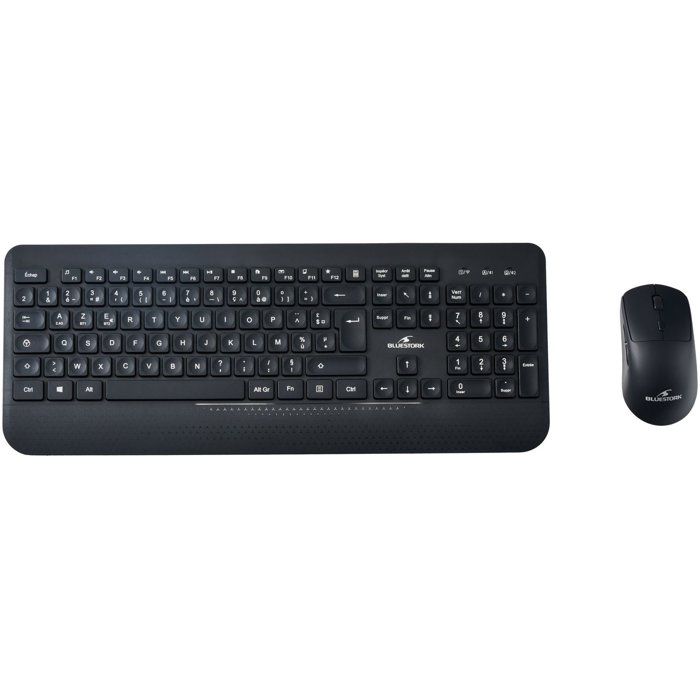 Ensemble Clavier/Souris Bluestork PACK-WL-OFF-R2/FR – Sans Fil, AZERTY, 3200 DPI - vue 4