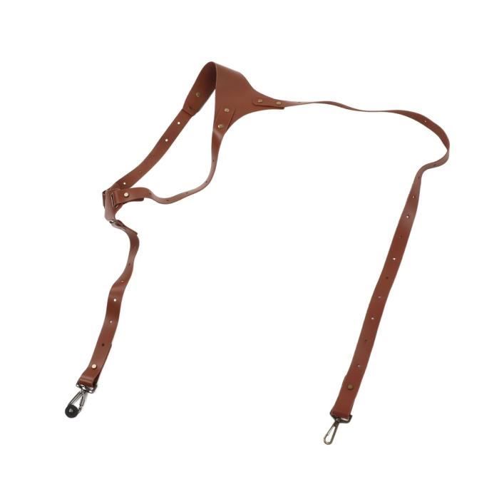 Sangle D'appareil Photo Réglable Universelle - Pour Reflex Et Hybrides Panasonic, Longueur 75 Cm, Noir
