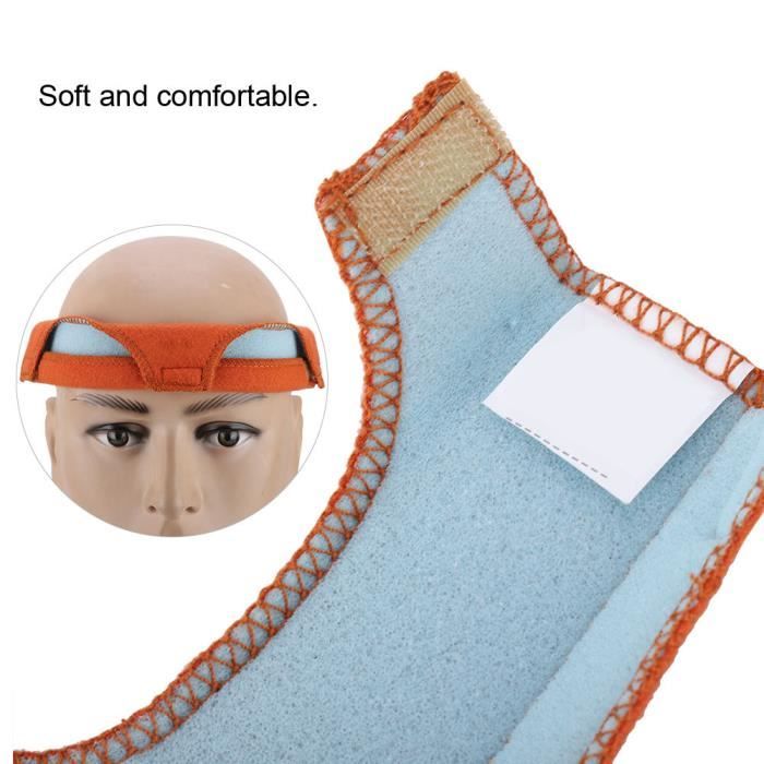 Casque de chantier bleu - bande anti-transpiration - EARLINE | 65101