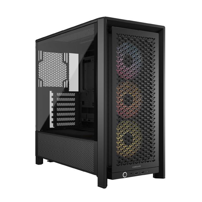 Boîtier ATX - CORSAIR - FRAME 4000D RS ARGB - Modulaire - 3 Ventilateurs ARGB Préinstallés - Débit dair Élevé