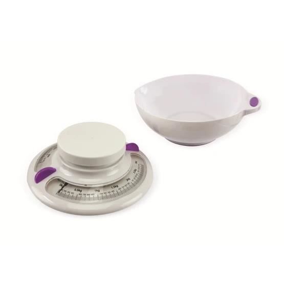 Balance de cuisine / Maxi 3 kg - Blanc / Violet