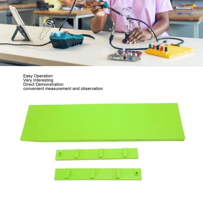2 Kits Plan Incliné – Expérience Physique École – 3 Hauteurs Réglables – Matériau Plastique Robuste