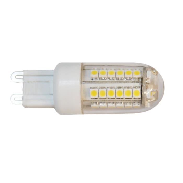 Lot de 2 ampoules LED G9 3 W équivalent à 28 W blanc neutre Cdiscount
