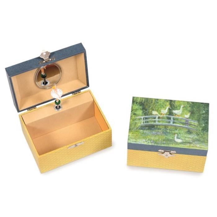 Coffret A Bijoux Musical En Bois Le Pont Des Oies Chambre D Enfant Decoration Chambre D Enfant Boites A Musique Cdiscount Jeux Jouets
