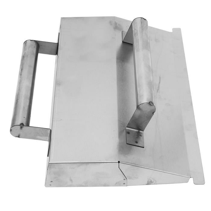 Truelle Lissé / Grattoir Inox Alloet - 33x21 Cm - Pour Plâtre Et Ciment