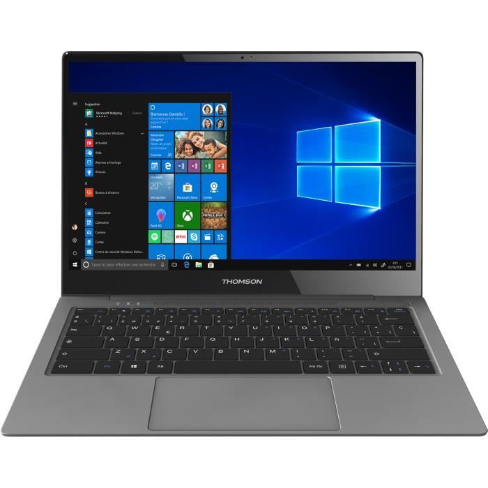 Vente PC Portable Ultrabook Thomson Z3 - 13,3’’ FHD Qualcomm - 24h d’autonomie - Wifi/4G/Bluetooth - Windows 10 pas cher Vente PC Portable Ultrabook Thomson Z3 - 13,3’’ FHD Qualcomm - 24h d’autonomie - Wifi/4G/Bluetooth - Windows 10 pas cher