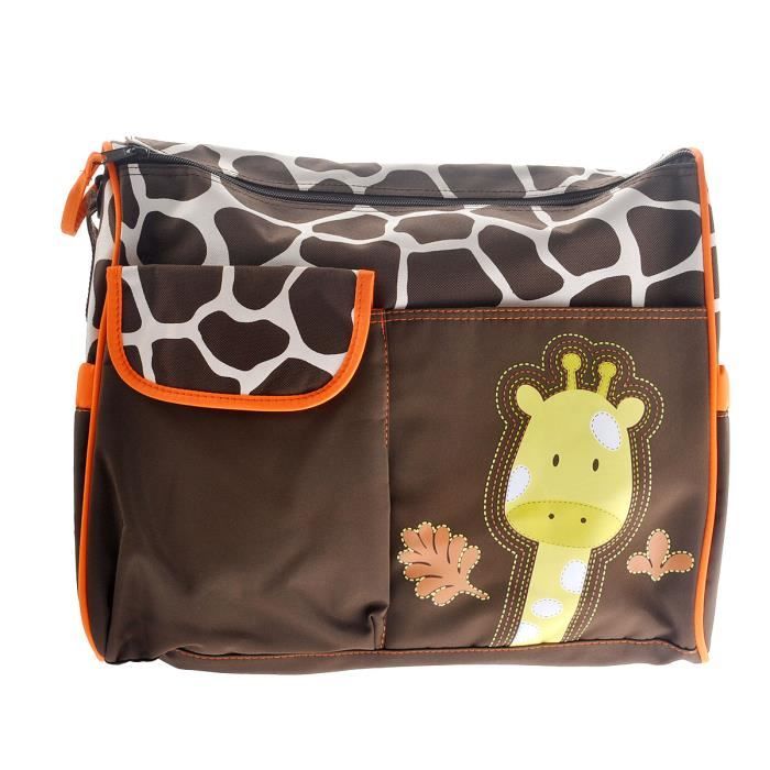 Sac à Main Femme Motif Girafe - Fermoir Pression - Bleu - Occasion