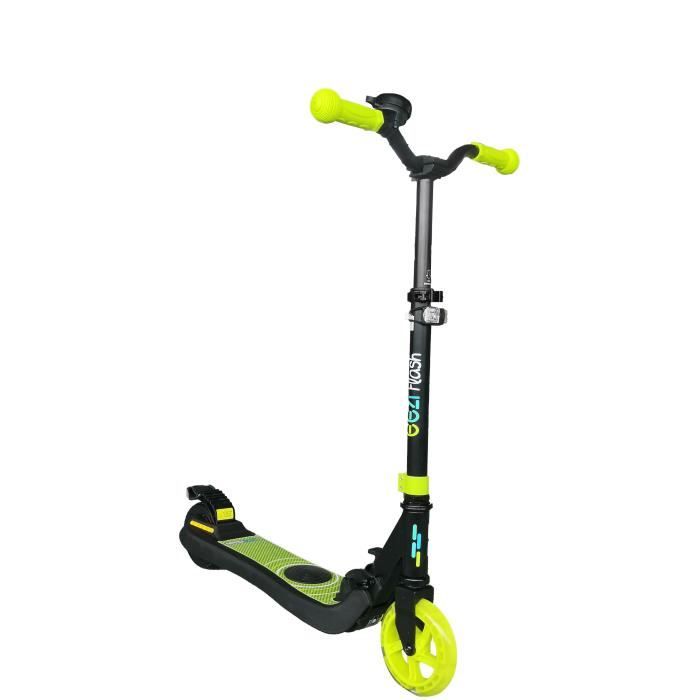 Trottinette Electrique Pliable Eeziflash Enfant Des 3 Ans Coloris Noir Et Vert Flash 120w 10 Km H Capacite De Charge 50 Kg Achat Vente Trottinette Cdiscount