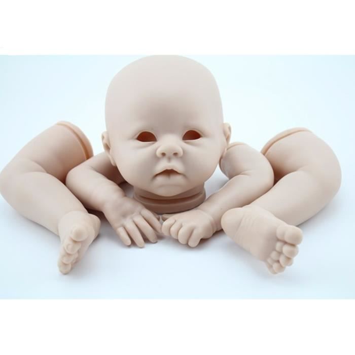 Reborn Baby Doll Kit Bebe Silicone Vinyle Souple Tete 3 4 Bras Jambes Cdiscount Jeux Jouets