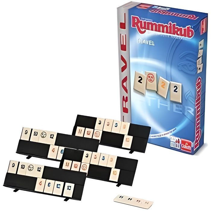 Jeu de société Rummikub Travel - GOLIATH - modèle de voyage - 6 ans+ - poche