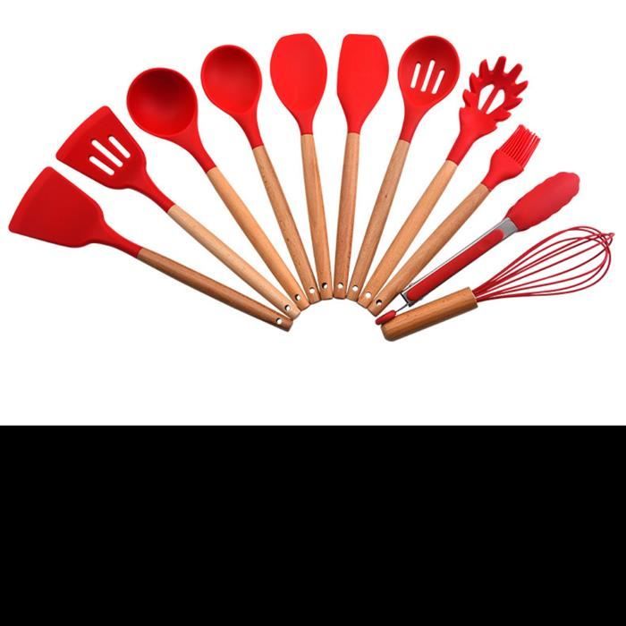 Yuning Set d'ustensiles de cuisine en silicone 13 Pièces,cuisine en