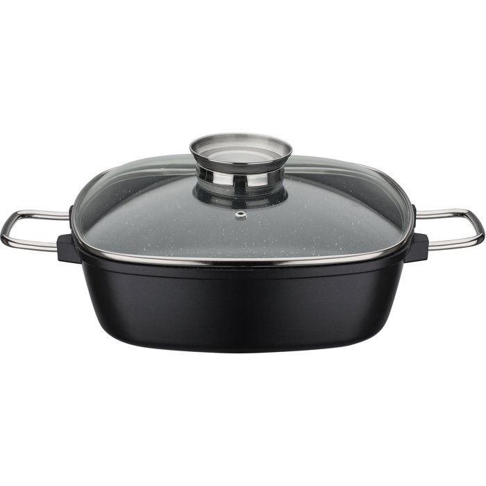 GSW GOURMET GRANIT Cocotte carrée 28 cm