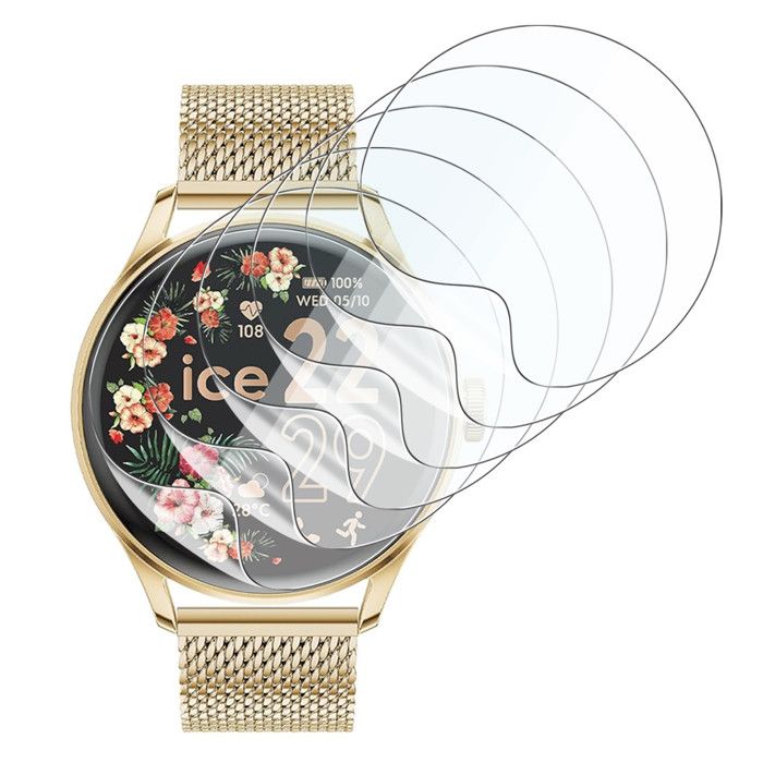Protection Écran - Ice-Watch - ICE smart 2.0 ronde 1.20 pouces - Pack x6 - film souple - Résistant aux rayures