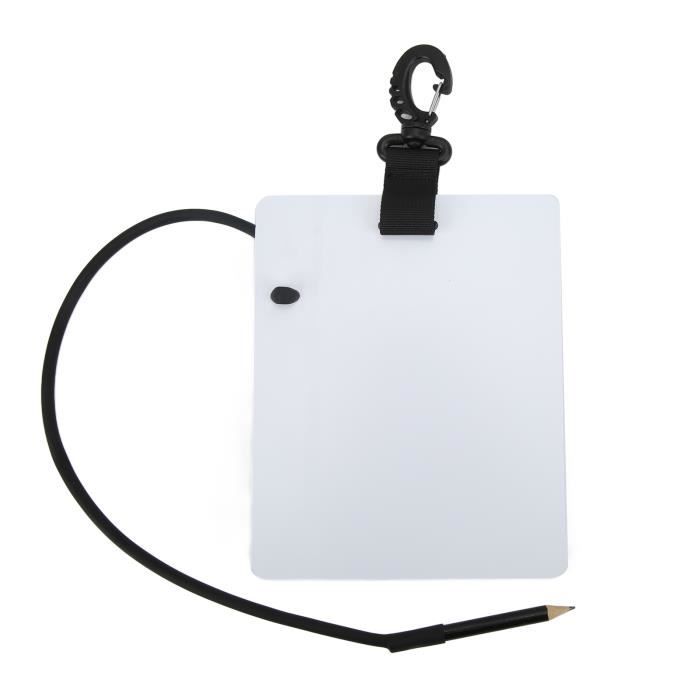 Ardoise D'écriture De Plongée Tableau D'ardoise D'écriture Sous-marine