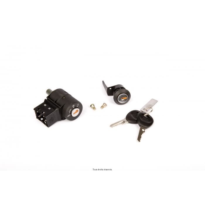Kit Serratura Completo Per Scooter Peugeot Con Chiusura Sella E Due Chiavi - Ricambio Neiman Originale