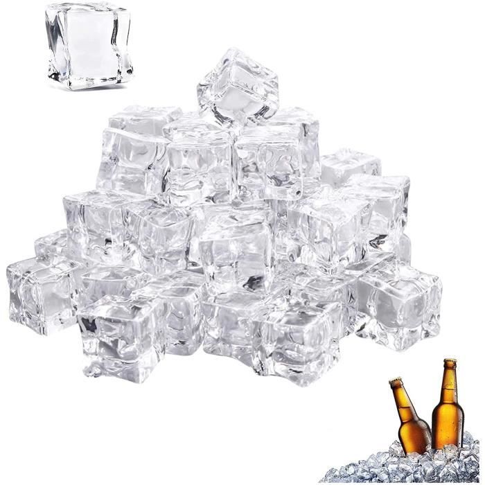 Glace Carbonique Faux Glaçons Acrylique Cayway - 200g De Cubes 3mm | Décoration Pour Vases, Mariages, Photos Et Aquariums Accessoire Déco Mariage