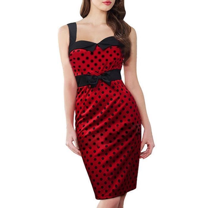 robe rouge classique