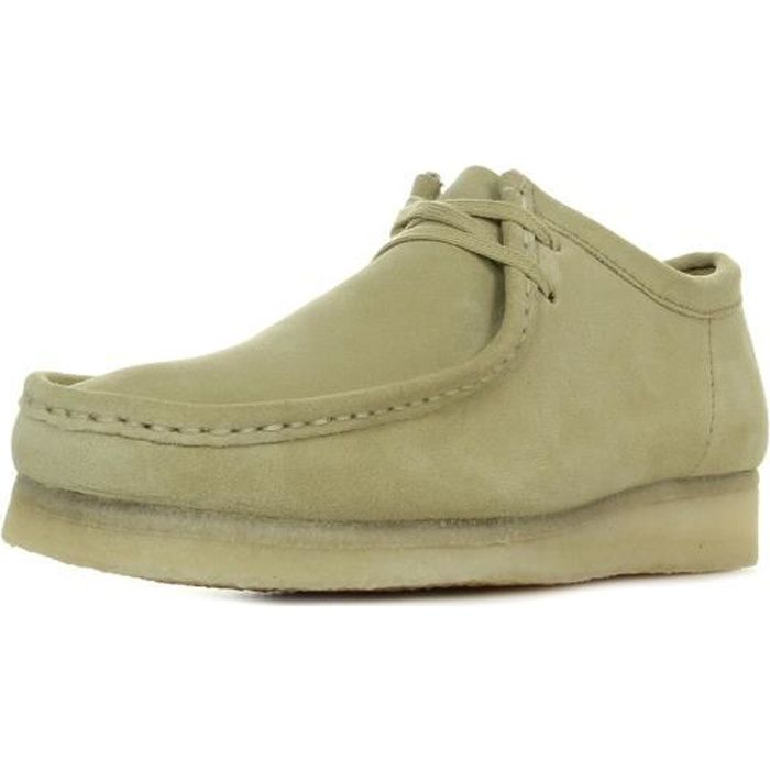 Chaussures Homme - Clarks - Wallabee Maple Suede - Beige - Cuir - Nubuck - Printemps Été 2018