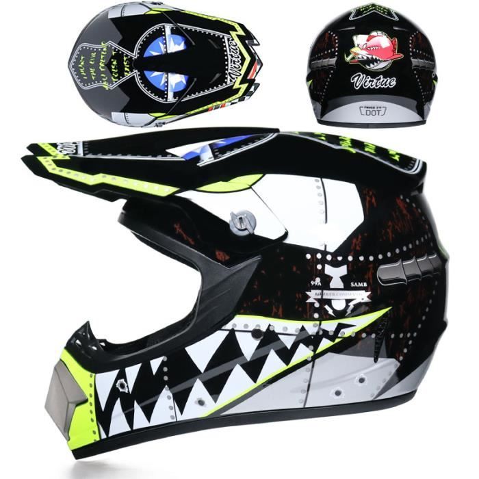 Casque De Moto Complet Pour Motocross, Hors Route, ATV, Dirt Bike