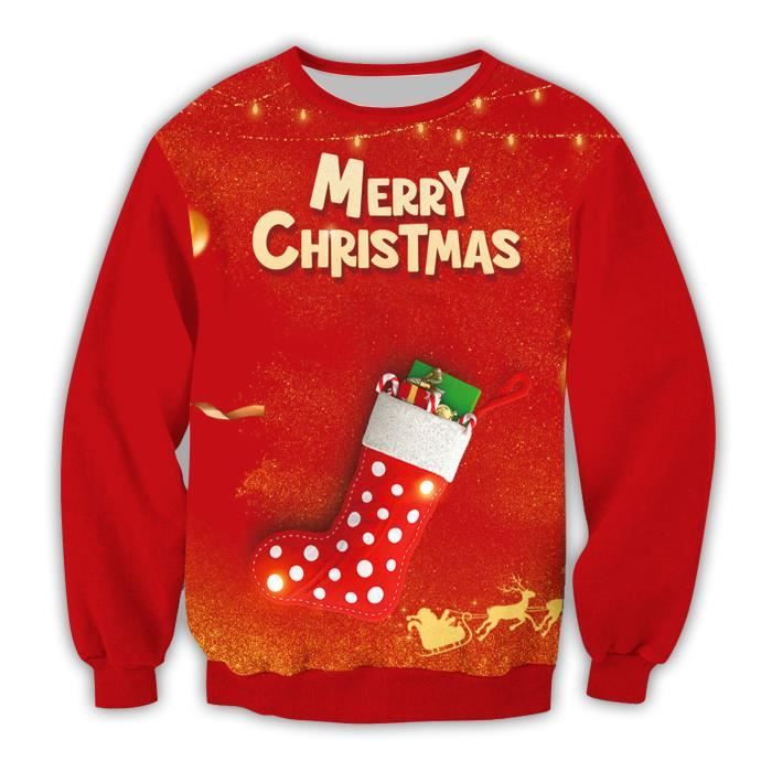 Pull noel mixte sales