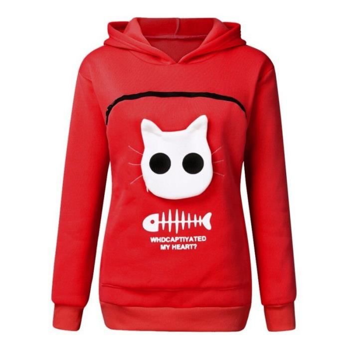 Chat Pull A Capuche Kangourou Chaton Chiot Titulaire Animal Poche A Capuche Respirant Imprime Sweat A Capuche Pour Type Rouge Rouge Cdiscount Pret A Porter Chat Pull A Capuche Kangourou Chaton Chiot Titulaire Animal Poche A Capuche Respirant Imprime Sweat A Capuche Pour Type Rouge Rouge Cdiscount Pret A Porter