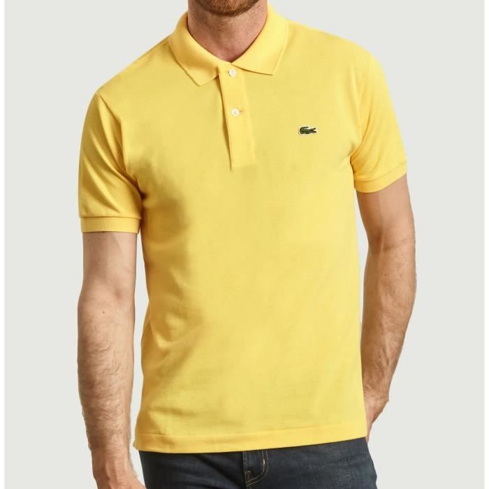 polo lacoste jaune
