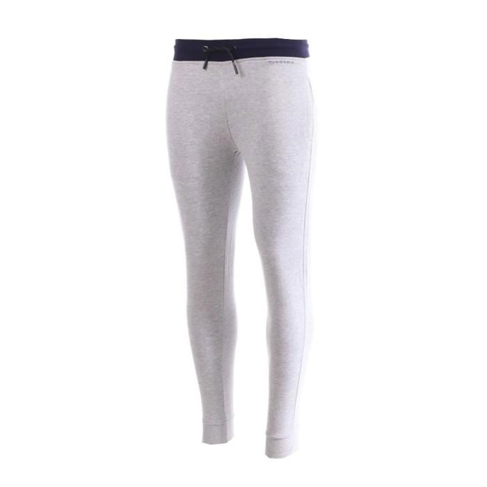 Pantalon - HUNGARIA - Jogging Etna Homme - 100% coton - Gris - Pour sport et loisirs