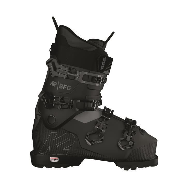 chaussures de ski k2 bfc 80 gripwalk noir gris homme