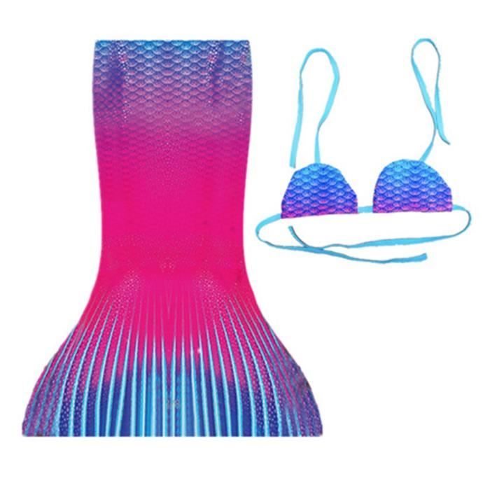 Les Enfants Filles Mermaid Queues Avec Fin Maillot De Bain Bikini