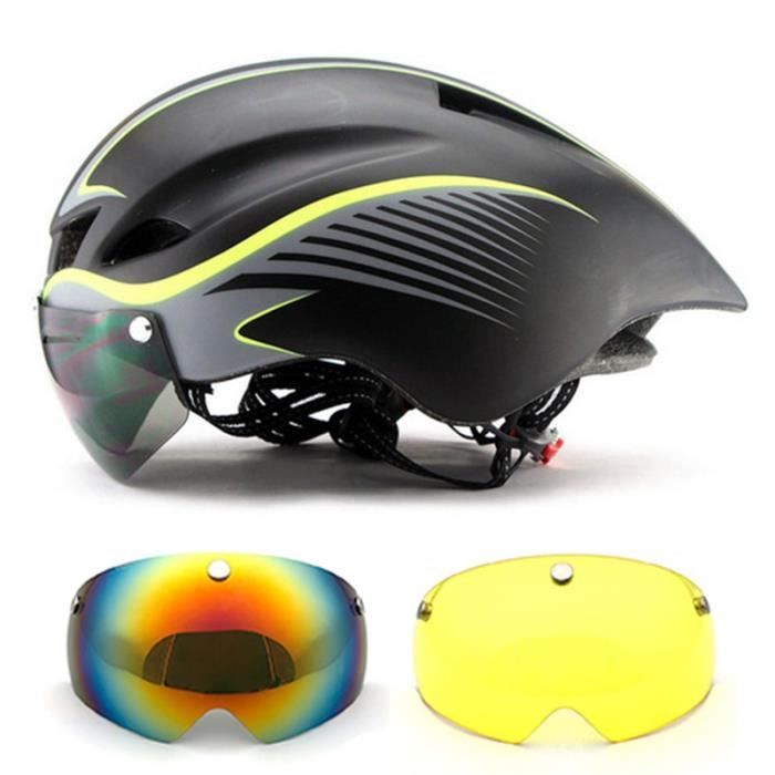 Casque VTT Kuashidai Avec Visière Magnétique – Coque EPS, 18 Aérations, Taille Réglable 54-62 Cm, Unisexe, Léger Et Sûr