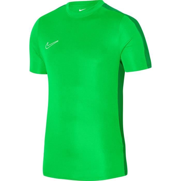 T-shirt Nike Academy 23 pour hommes - Vert - Football - Manches courtes - Respirant