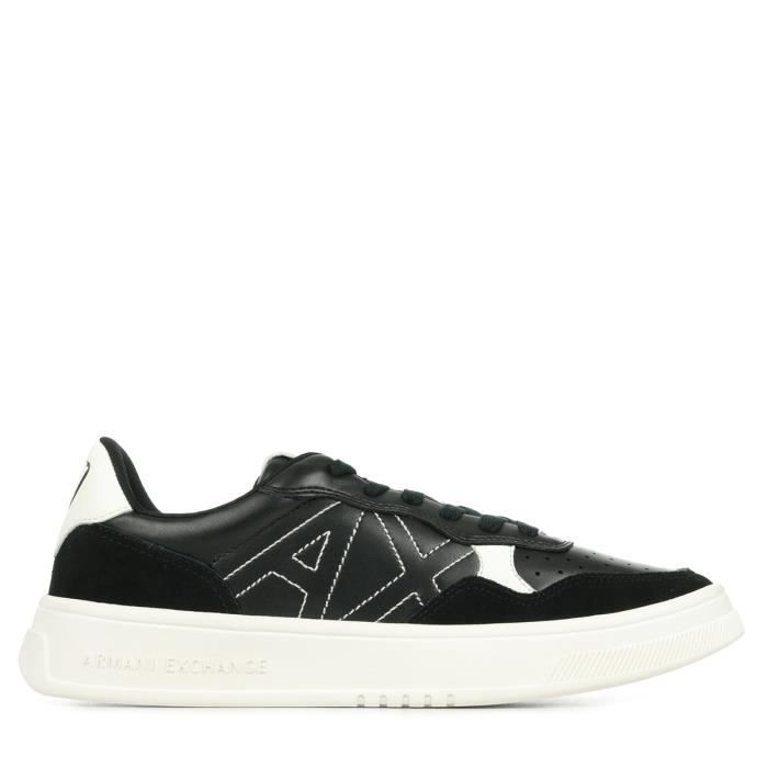 Baskets Armani Exchange Xv601 Black / black Cdiscount Chaussures