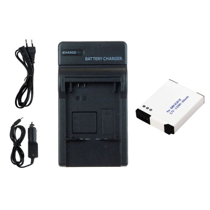 Joiry 2X DMW-BCM13 batterie + caricatore per Panasonic Lumix DC-TS7, DMC-FT5, DMC-LZ40, DMC-ZS40, DMC-ZS45, DMC-ZS50, DMC-TS5, DMC-TZ37, DMC-TZ40, DMC- TZ41 fotocamere