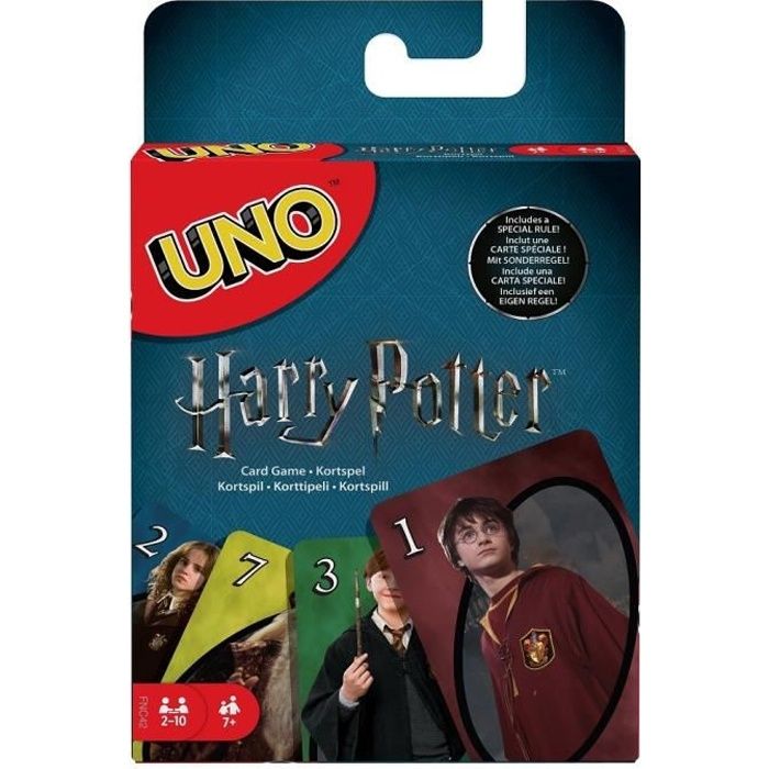 Jeu de cartes Uno Harry Potter de Mattel Games - Pour 2 à 10 joueurs dès 7 ans